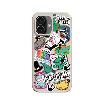 iPhone 17 SolidX 貝殼灰 - 怪奇事物所 Incrediville - 怪奇貼紙簿