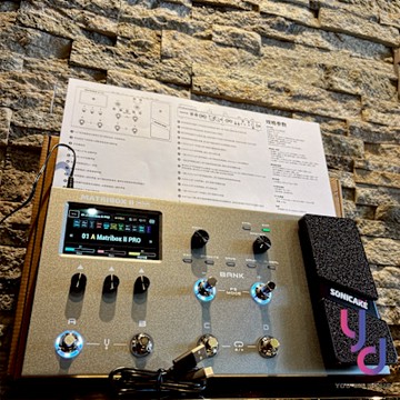 Sonicake Matribox II Pro 電吉他 貝斯 綜合效果器 觸控螢幕 錄音介面