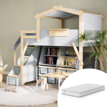 【Boori】澳洲版芙瑞斯高架床專用獨立筒床墊‧幅107cm