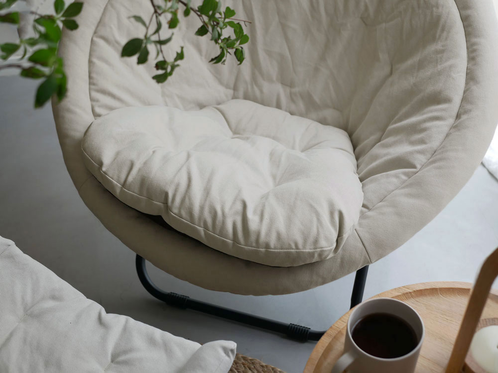 ひなたライフ2wayフォールディングチェア コーデュロイ(カーキ) ひなたライフ2wayフォールディングチェア コーデュロイ(カーキ