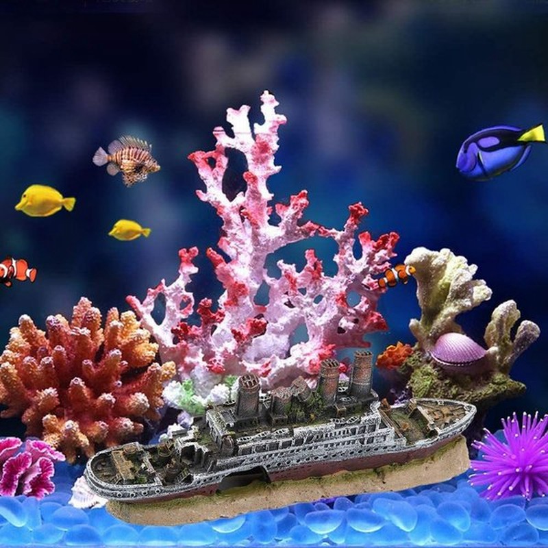 沈没船 水槽 飾り 水槽用 オブジェ 水槽オーナメント アクアリウム 樹脂沈没船 装飾 難破船 雰囲気 無毒無害 魚の隠れ家 人工樹脂 安全 安定 お 通販 Lineポイント最大0 5 Get Lineショッピング