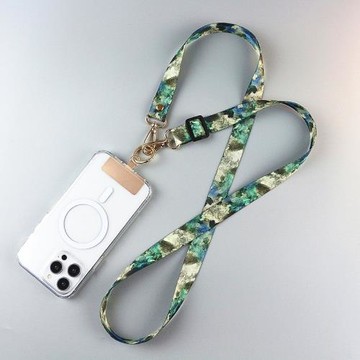 高級文藝手機掛繩斜挎金屬墊片手機繩可背帶精致女手機殼掛脖吊繩