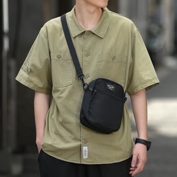 木村耀司男士挎包2025新款時尚男式小背包牛津布單肩斜挎包休閑女