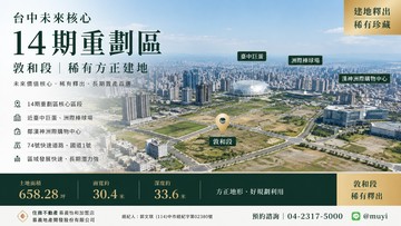 北屯十四期敦和段65x坪建地附建照出售｜台中市北屯區敦和段