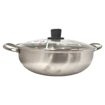 CLARE 火鍋 附蓋晶鑽 304  30cm  CL-132130  1個