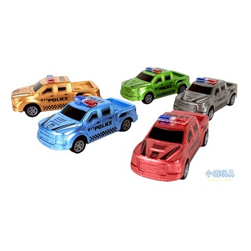 皮卡迴力警車  迴力車【小胡玩具(電子發票)】