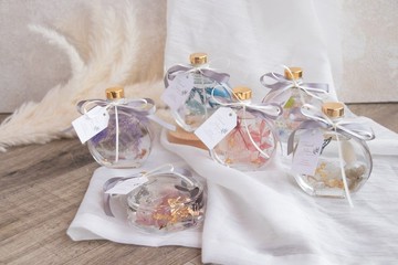 療癒系 浮游花植物標本小夜燈 USB小夜燈