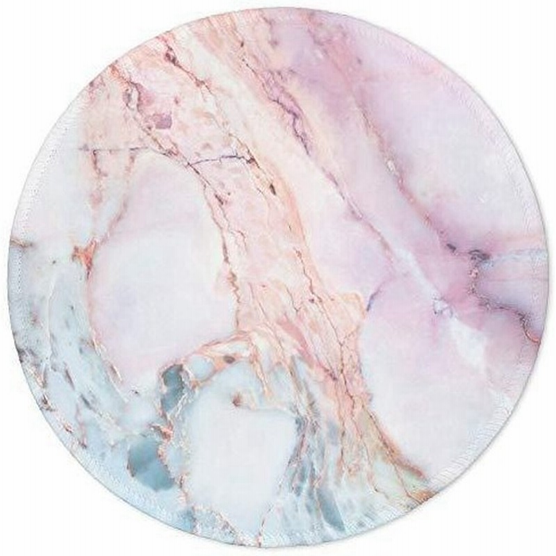 Itnrsiiet ピンク大理石ラウンドマウスパッド カスタマイズプレミアムテクスチャードマウスマット 洗濯可能マウスパッド ライクラ布 滑り止めゴム 通販 Lineポイント最大get Lineショッピング