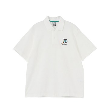 CHUMS Made for Fun! Polo ShirtPOLO 男 短袖上衣 白色 CH021268W001