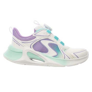 Skechers 慢跑鞋 中童鞋 旋鈕 TIDE TECH 白【運動世界】319066LWMLT