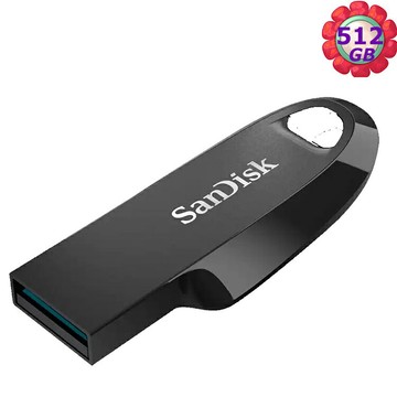 SanDisk 512GB 512G【SDCZ550-512G】Ultra Curve CZ550 USB 3.2 隨身碟｜APP賺6%點數回饋