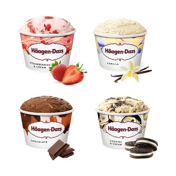 Haagen-Dazs 迷你杯16入〔 75ml/100ml｜組合任選｜官方旗艦直送 〕