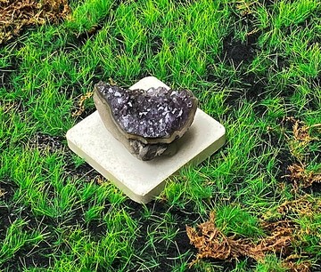能量擺飾-天然原皮原礦幾何紫晶簇 紫水晶 財運水晶 快速出貨
