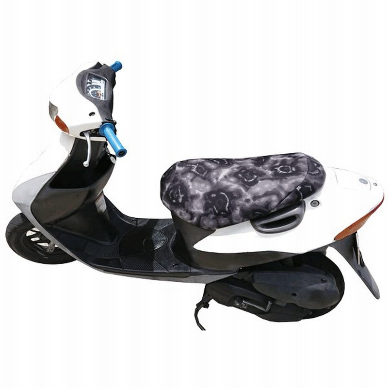 原付バイク用ファッションカバー アートブラック バイク スクーターのシートに簡単装着 汎用タイプ 日本製 通販 Lineポイント最大get Lineショッピング