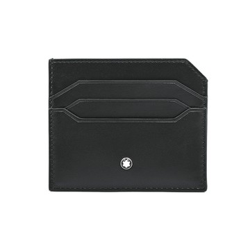 MONTBLANC 萬寶龍 SOFT系列 6卡式名片夾證件夾 黑色