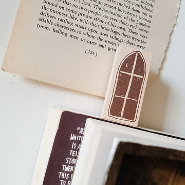 窗外 橡皮章 復刻版