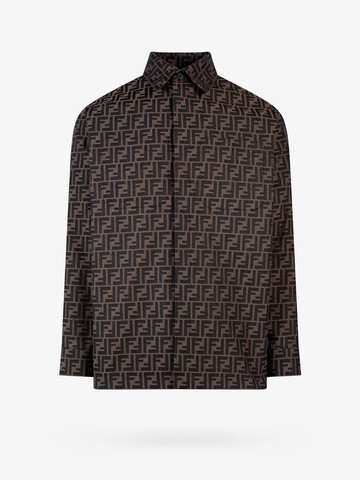 Lined shirt with all-over ff print - FENDI - gender_Man