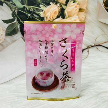 日本 戶田屋 櫻花茶 15g 南信州產二重櫻鹽漬 鹽漬櫻｜全店$199免運