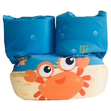 S-Sport Plus 手臂浮圈 螃蟹 k8002001-03  橙色  1個