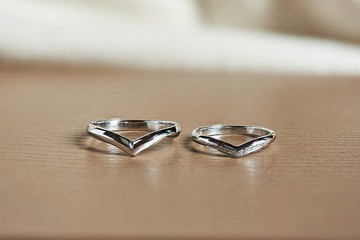 【情侶對戒】Always 一直是你 • 純銀戒指厚鍍18K金 • 日常婚戒