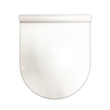 LED超薄快拆緩降抗菌馬桶蓋 白色