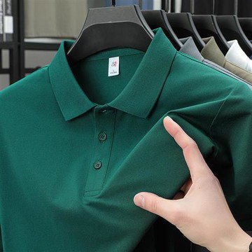 【巴黎精品】現貨+預購 夏季短袖上衣男襯衫高爾夫球衫短袖T恤商務襯衣領-薄款男POLO衫6色a1jw40