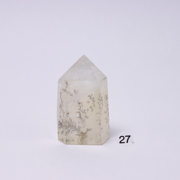 小樹水晶|軟錳礦 水晶柱 彩虹 收藏級 梳通 經絡 水晶排列 桌上型 握擺件 3BU27-27