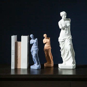 北歐斷臂維納斯樹脂石膏像雕塑擺件素描美術生擺設客廳藝術裝飾品