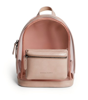 Brunello Cucinelli Kids Pvc-Leather Backpack