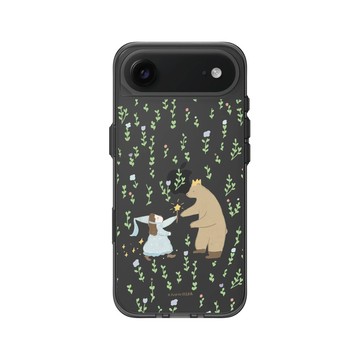 iPhone Air Clear (相機按鈕) 酷墨灰 - 咻咻熊 XiuXiubear - 花園裡的小魔法