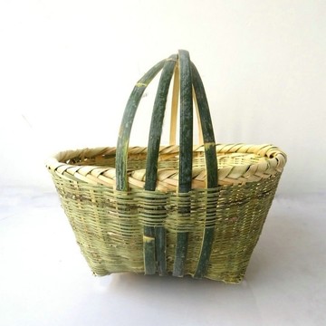 竹制品 竹編 手工 家用 小竹籃子 廚房用品竹編籃農家竹筐手提藍