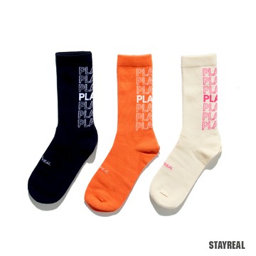 STAYREAL PLAN A奔向無限潮流襪組 (一組3款)