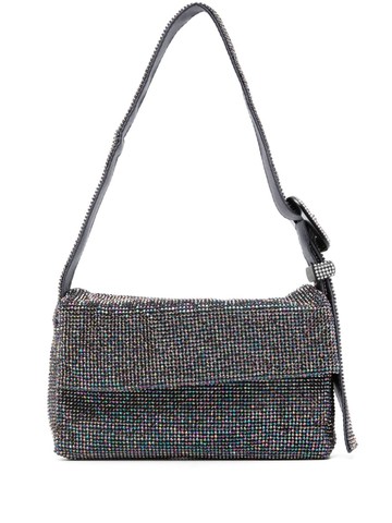 Benedetta Bruzziches - Vitty La Mignon rhinestone shoulder bag - women - glass/Fabric - One Size - Grey