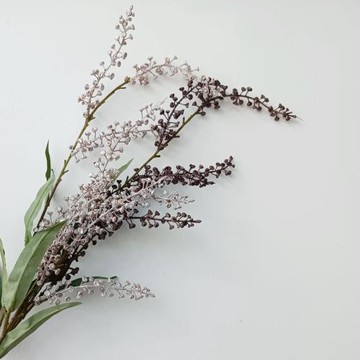 仿真植物 3叉鹽味草 家居裝飾 高仿真 假花 攝影道具擺件綠植配材