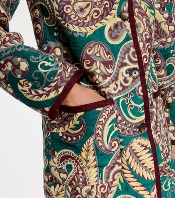 Etro Reversible jacquard coat