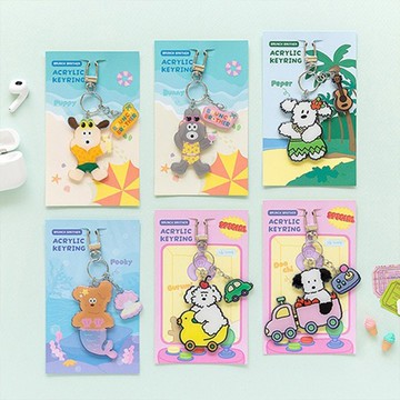 Romane Brunch Brother壓克力鑰匙圈吊飾Ver.Summer