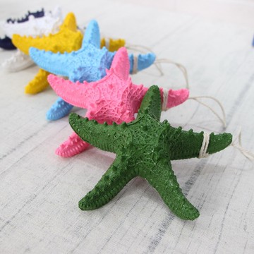 海洋風格仿真樹脂海星地中海背景墻面掛件裝飾品沙灘擺設道具壁飾