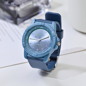 iBonjour運動矽膠錶-莫藍-42mm
