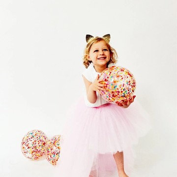 法國製 Ratatam 五彩繽紛皮球 Confetti Ball 22 cm - 藍色