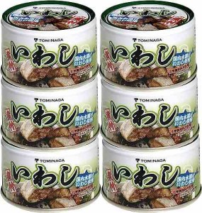 富永 いわし 煮つけ 缶詰 140g ×6個 国内加工 化学調味料不使用 DHA EPA 含有]