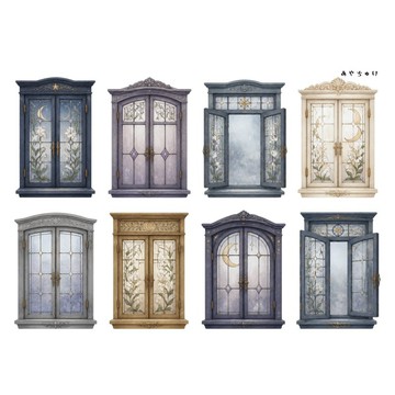 【9 月新品】20-150-0173 裁切紙 幻想復古浪漫喫茶