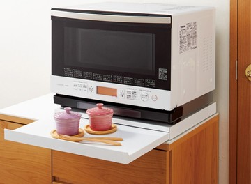 【adachi】日本製廚房電器多功能收納單層抽屜式工作台45cm(可延伸廚房作業空間)