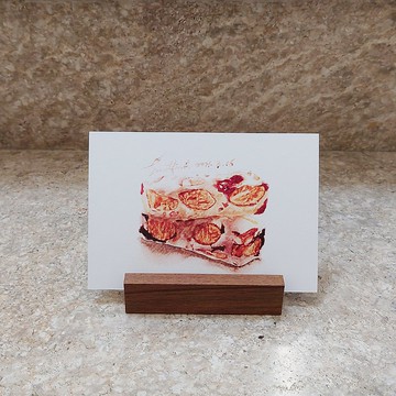 牛軋糖－美食明信片/食物明信片/美食卡片/食物卡片