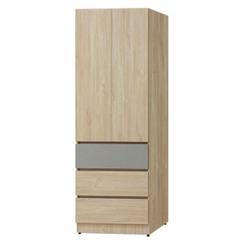 文創集 唐斯2.7尺二門三抽衣櫃-80x56x200cm免組