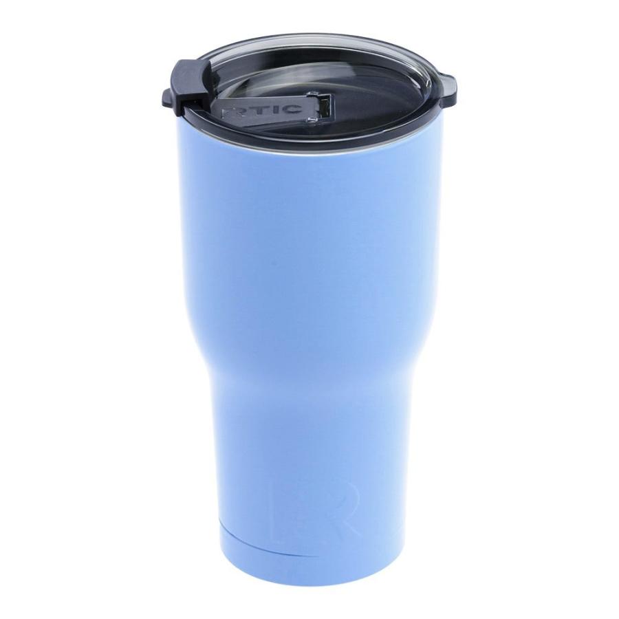 RTIC DOUBLE WALL VACUUM INSULATED TUMBLER, 30 OZ, CAROLINA BLUE