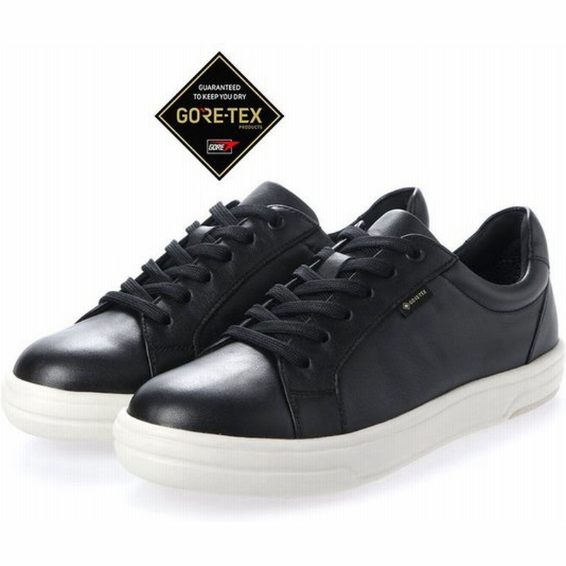 定価17 600円 Madras Walk Mwl1002 マドラスウォーク ゴアテックス Gore Tex 本革 レディース 透湿防水 定番カジュアル コート系スニーカー ブラック 通販 Lineポイント最大0 5 Get Lineショッピング