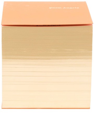 Palm Angels - logo-print cube notepad - unisex - Paper - One Size - Orange