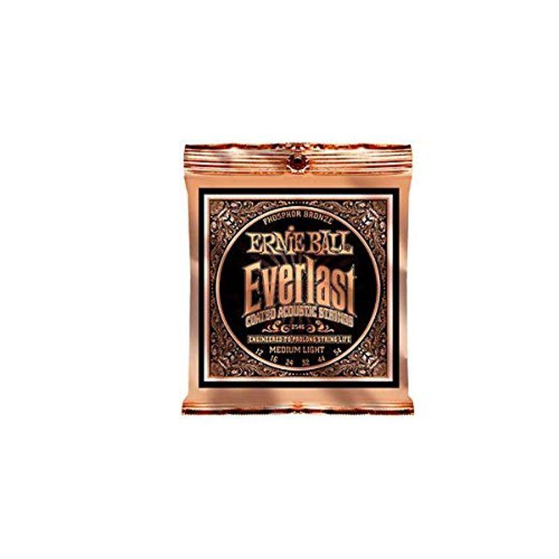 ERNIEBALL (アーニーボール) アコースティックギター弦 EVERLAST COATED PHOSPHOR MEDIUM LIGHT