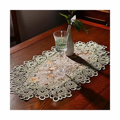 Artable Home テーブルランナー レース 北欧 テーブルセンター 快適な家ヨーロッパスタイルのシンプルな刺繍レーステーブルクロス レースの 通販 Lineポイント最大get Lineショッピング