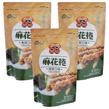 福味麻花捲 海苔  200g  3包